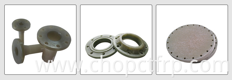 Chinese manufacturer different dimensions high strength FRP / GRP fiberglass flanges